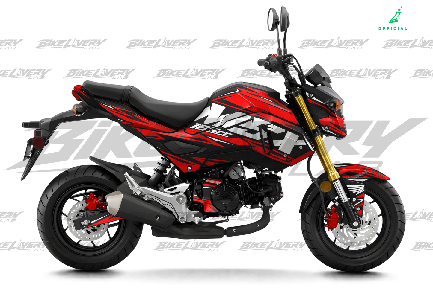 HONDA 125 MSX / GROM - 1 VIEW MOCKUP