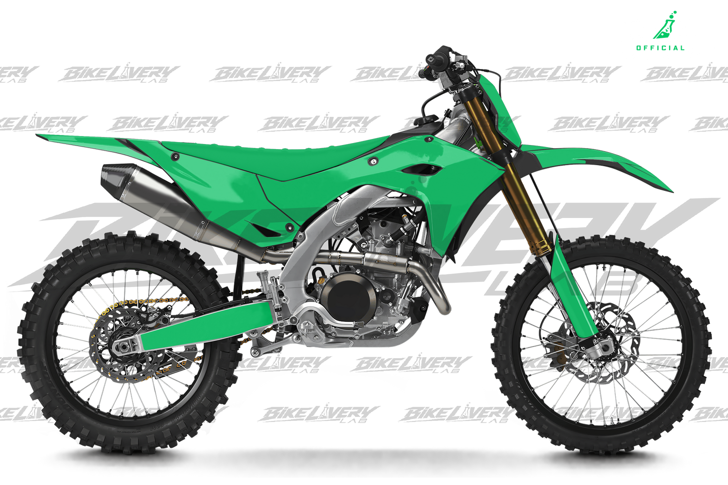 KAWASAKI KX-F 2024-2026 - 1 VIEW MOCKUP