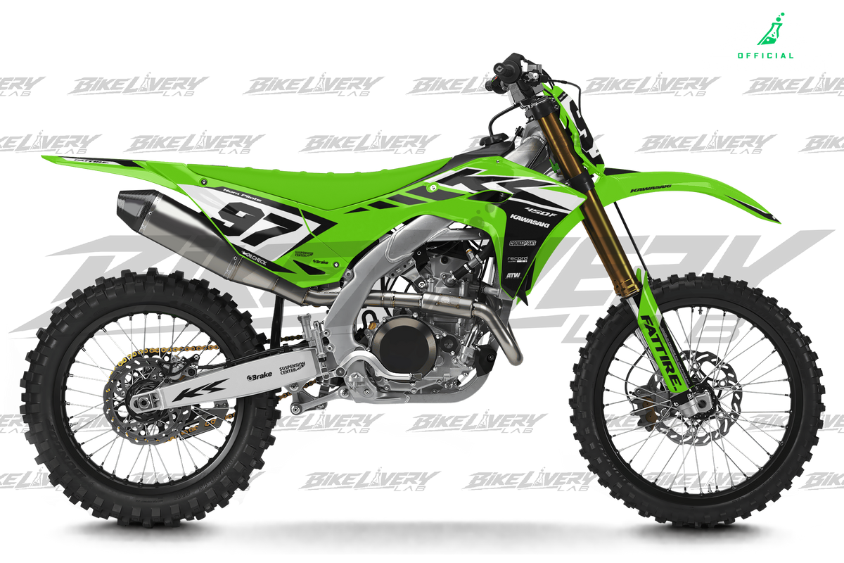 KAWASAKI KX-F 2024-2026 - 1 VIEW MOCKUP