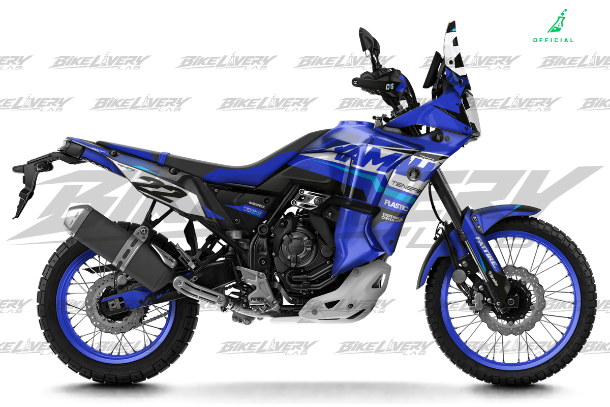YAMAHA 700 TENERE WORLD RAID 2018-2024 - 1 VIEW PSD MOCKUP
