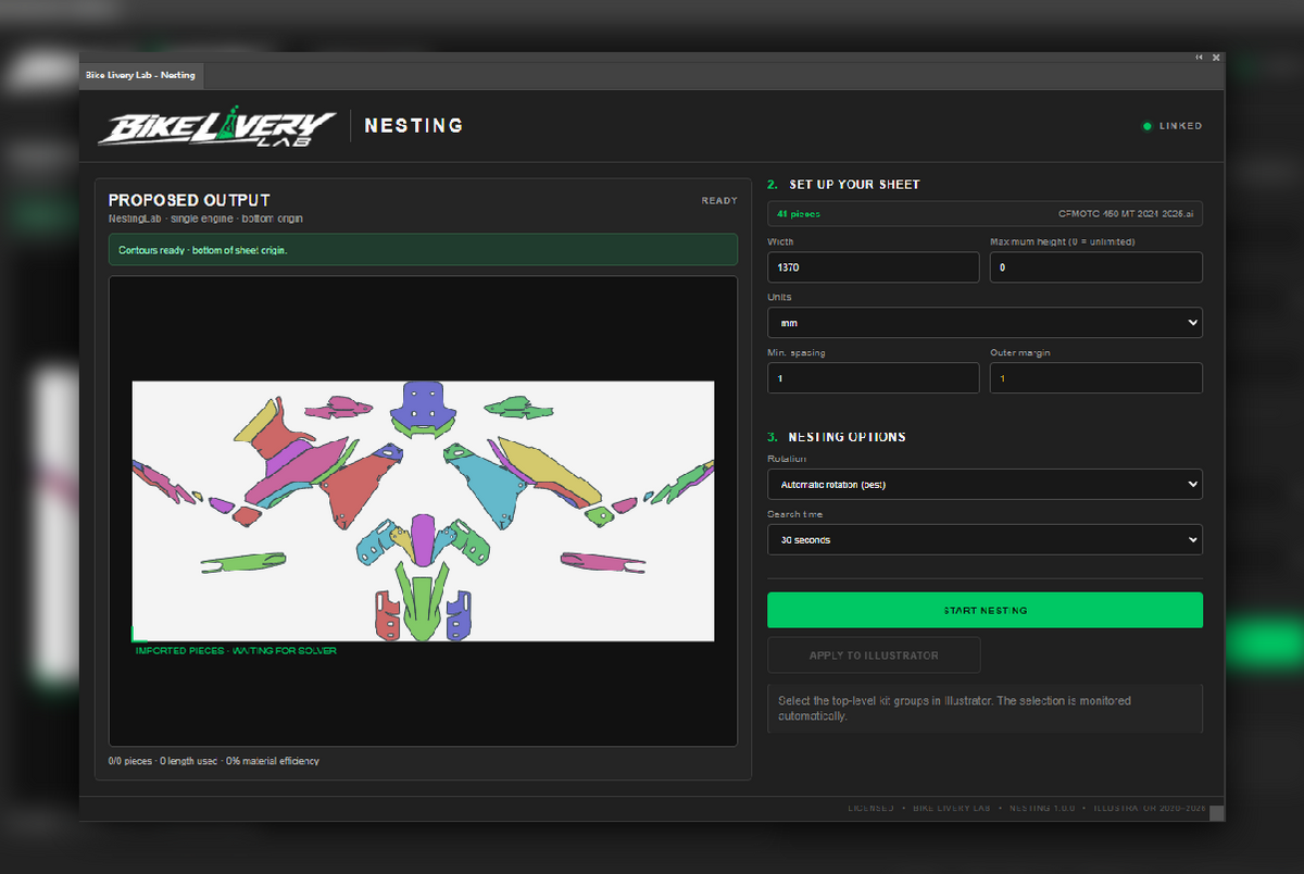 NESTING LAB SOFTWARE - Adobe Illustrator